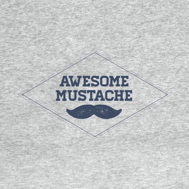 Awesome Mustache (dark) by mikevotava